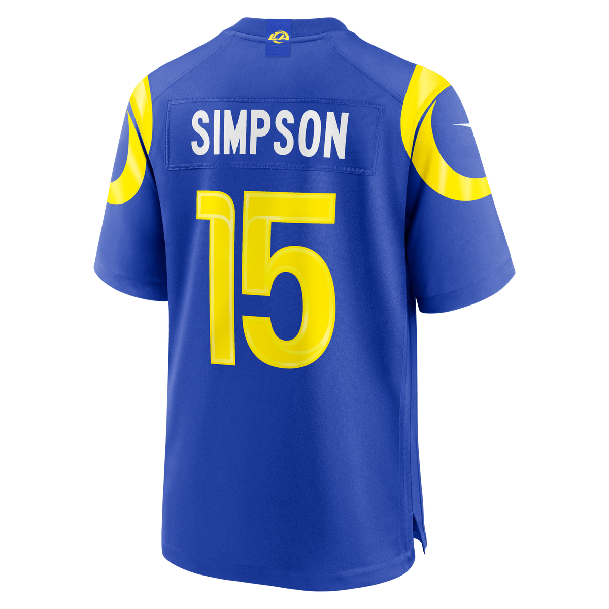 Los Angeles Rams Ty Simpson Royal 2026 NFL Draft First Round Pick No. 13 Team Game Jersey