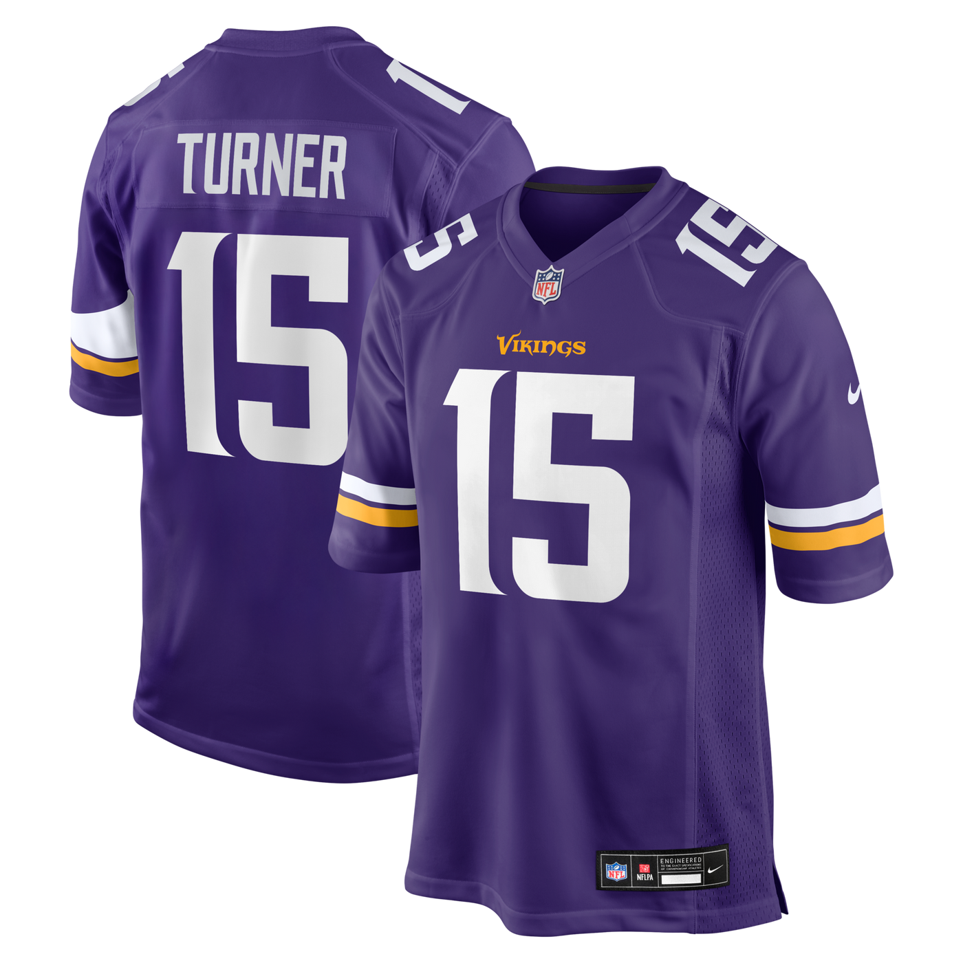 Minnesota Vikings Dallas Turner Nike Purple Player Game Jersey