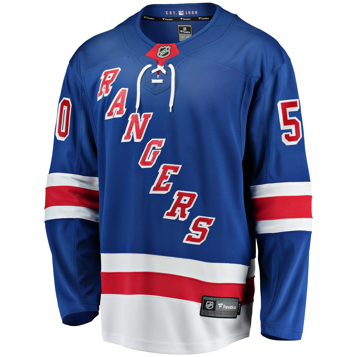New York Rangers Will Cuylle Fanatics Blue Home Premier Breakaway Player Jersey