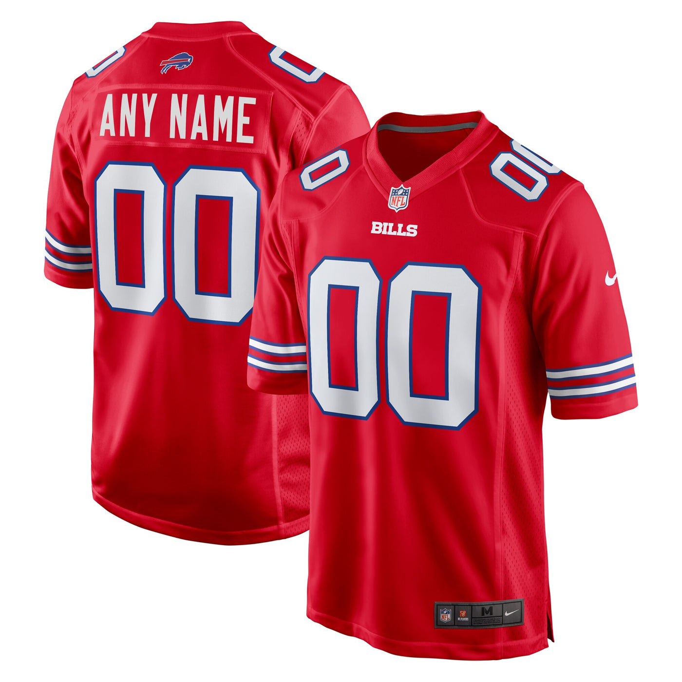 Buffalo Bills Nike Red Alternate Custom Game Jersey