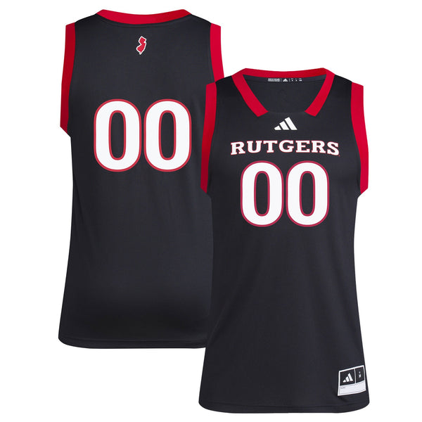 #1 Black Rutgers Scarlet Knights Replica Swingman Jersey
