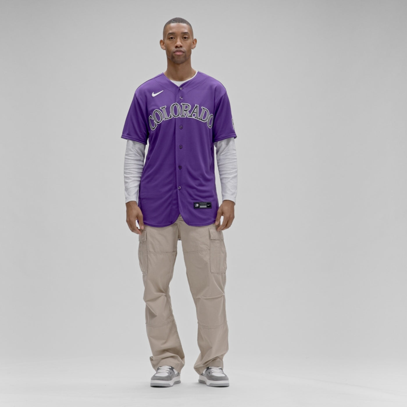 Colorado Rockies Nike Purple Alternate Authentic Jersey