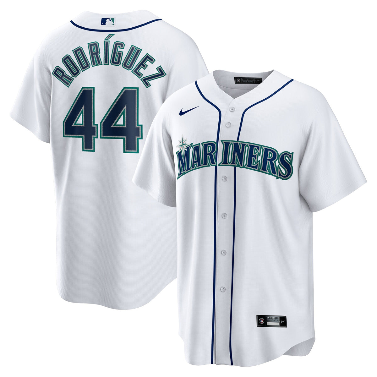 Seattle Mariners Julio Rodriguez White Home Replica Player Jersey