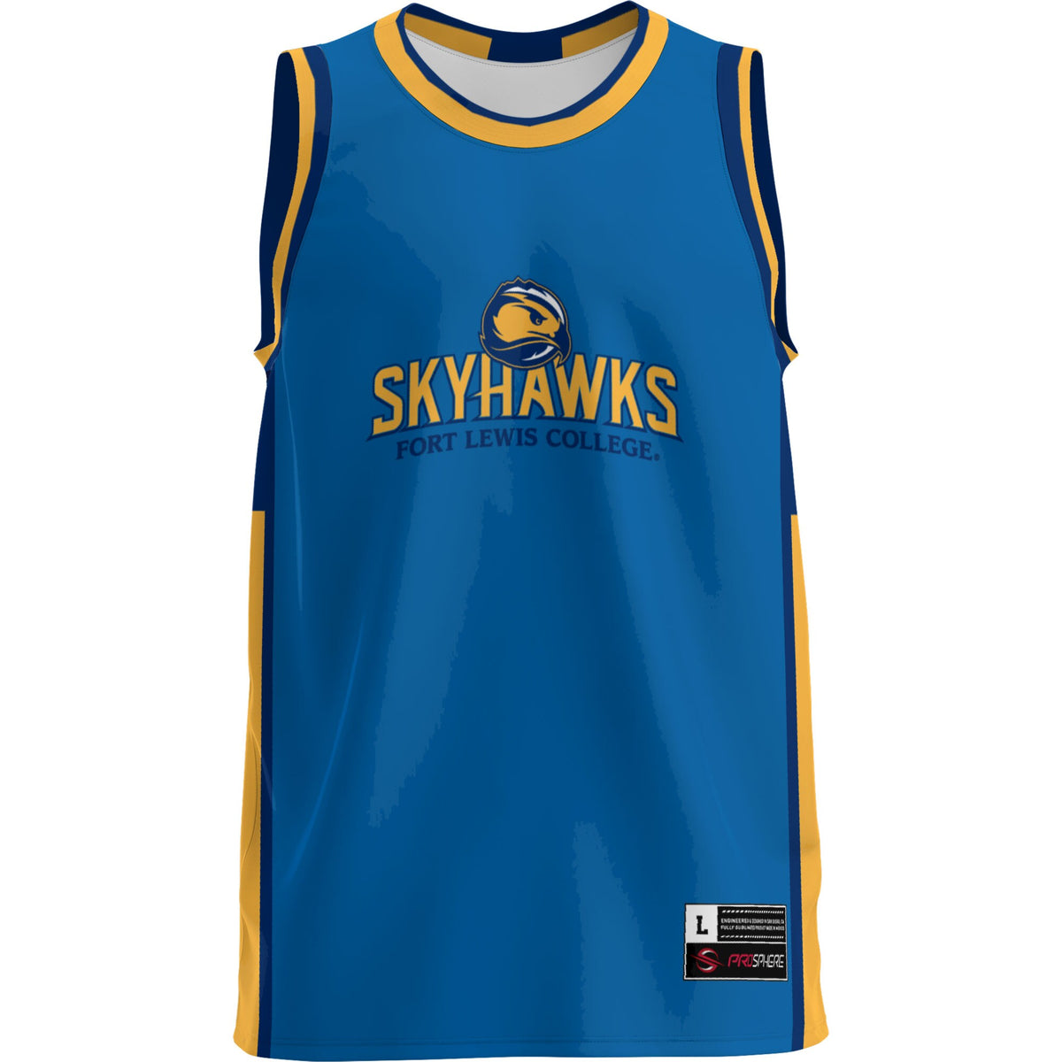 Fort Lewis College Skyhawks GameDay Greats Lightweight Basketball Jersey - Blue