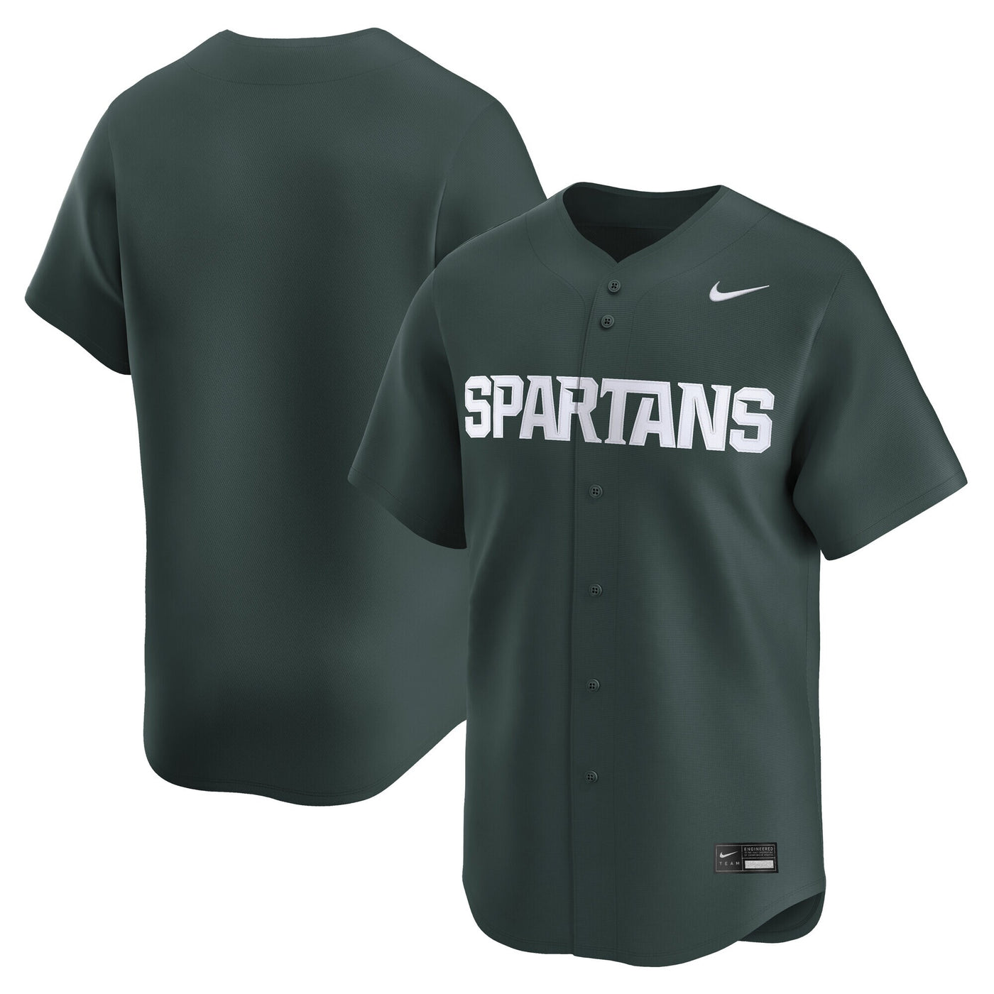Nike Green Michigan State Spartans Baseball Limited Jersey