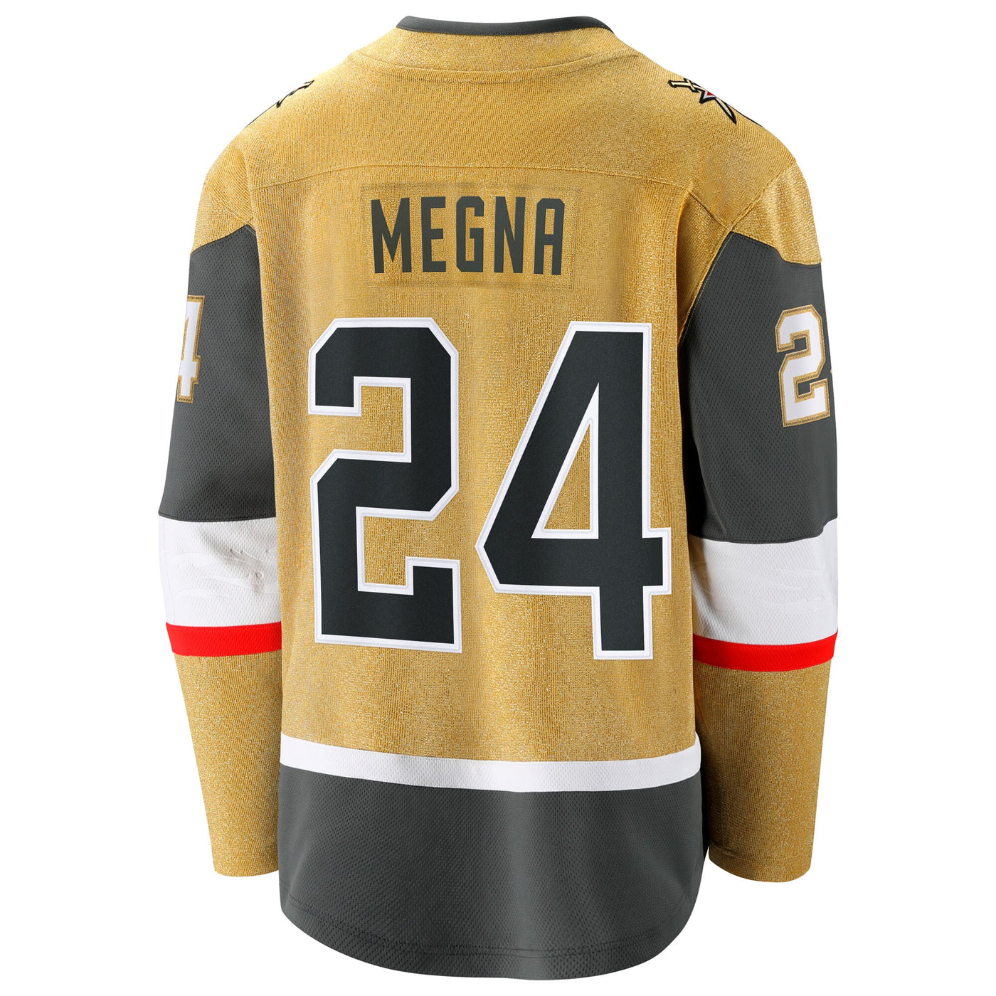 Vegas Golden Knights Jaycob Megna Fanatics Gold Home Breakaway Jersey