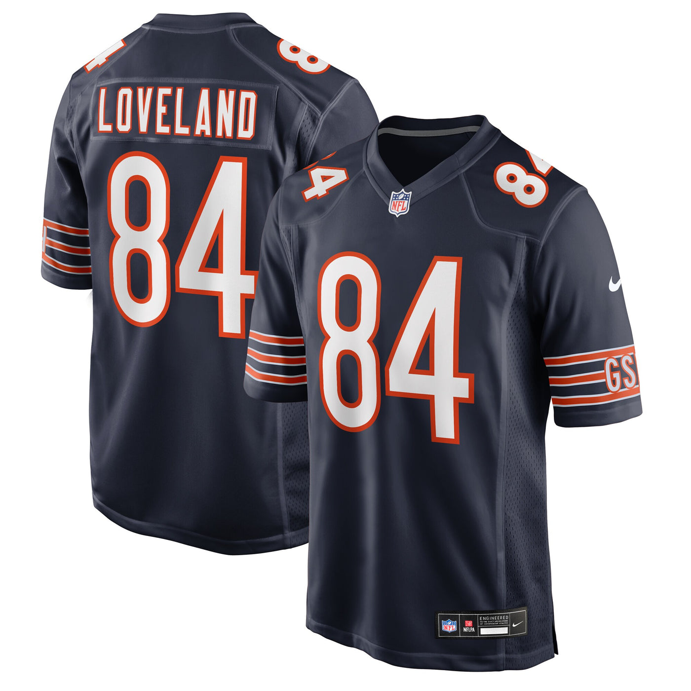 Chicago Bears Colston Loveland Nike Navy Team Game Jersey