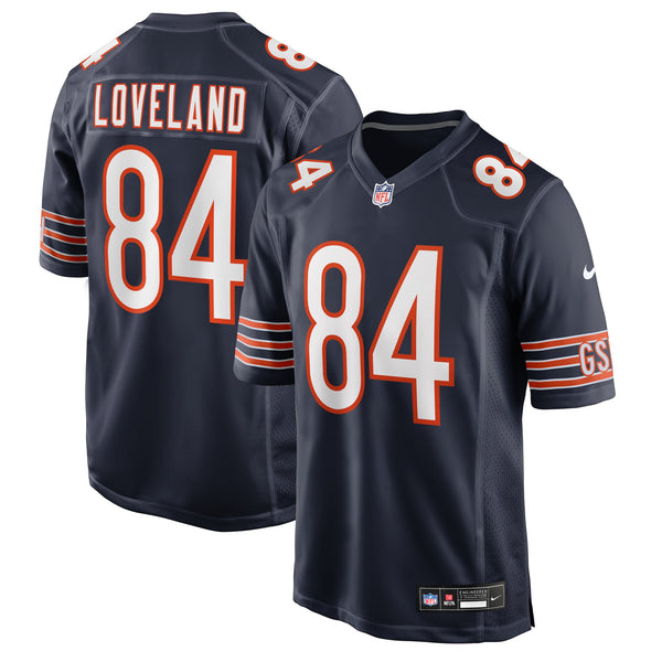 Chicago Bears Colston Loveland Nike Navy Team Game Jersey