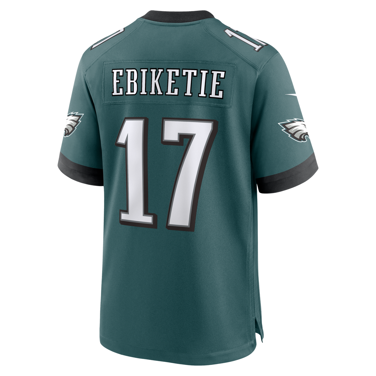 Philadelphia Eagles Arnold Ebiketie Midnight Green Team Game Jersey