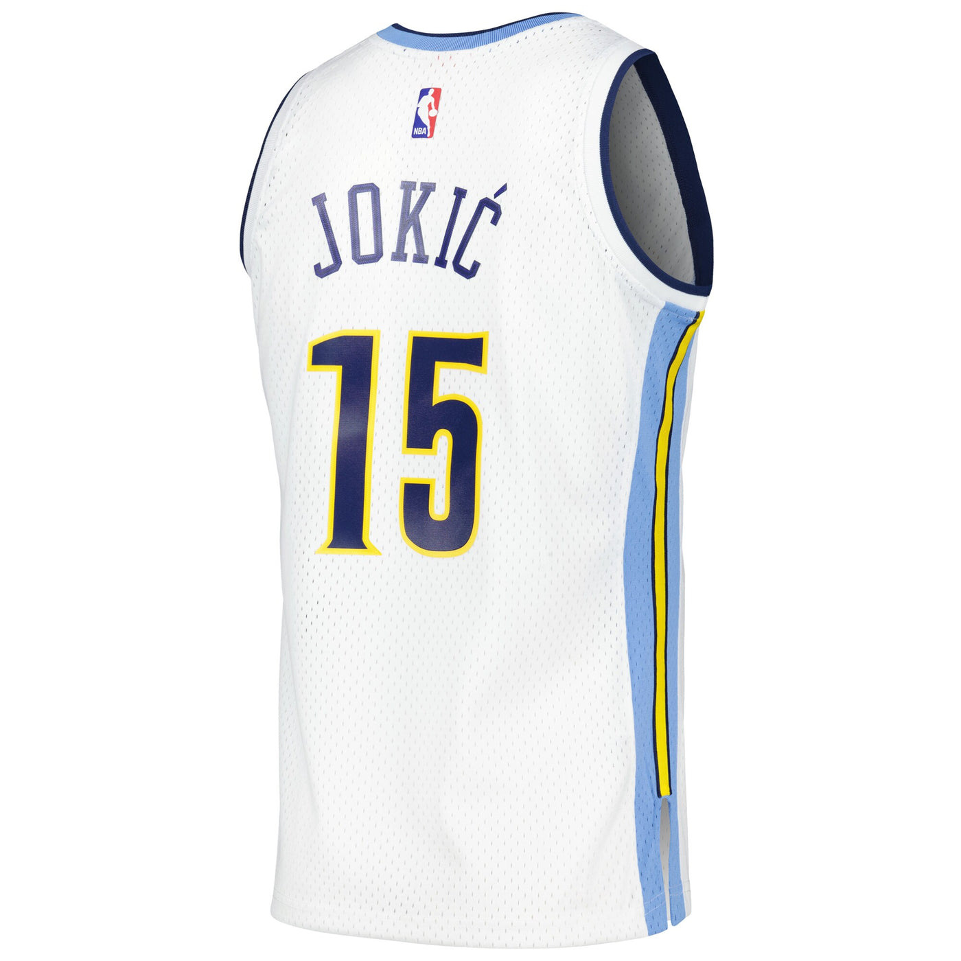 Mitchell & Ness Nikola Jokic White Denver Nuggets 2016/17 Throwback Swingman Jersey