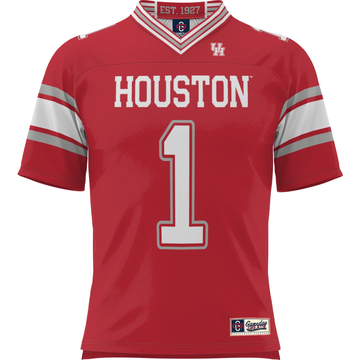 #1 Houston Cougars GameDay Greats Football Jersey - Red
