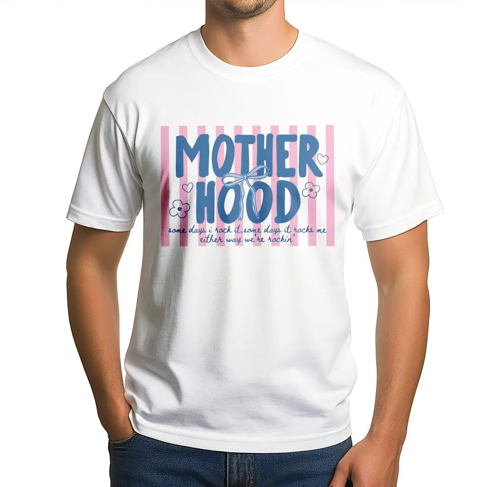 Retro Motherhood T-Shirt | Trendy Cool Mom Club Graphic | Soft Cotton Blend Sweatshirt | Gift for New Mom