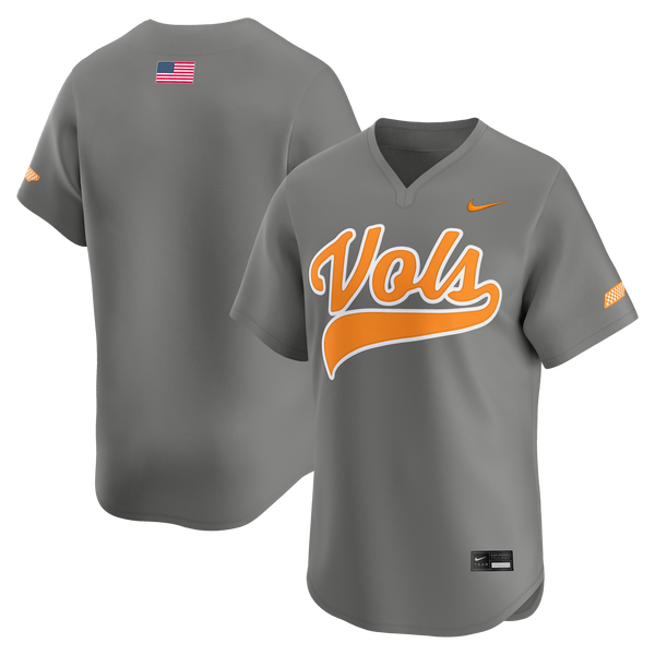 Nike Gray Tennessee Volunteers Alternate Limited Baseball Jersey