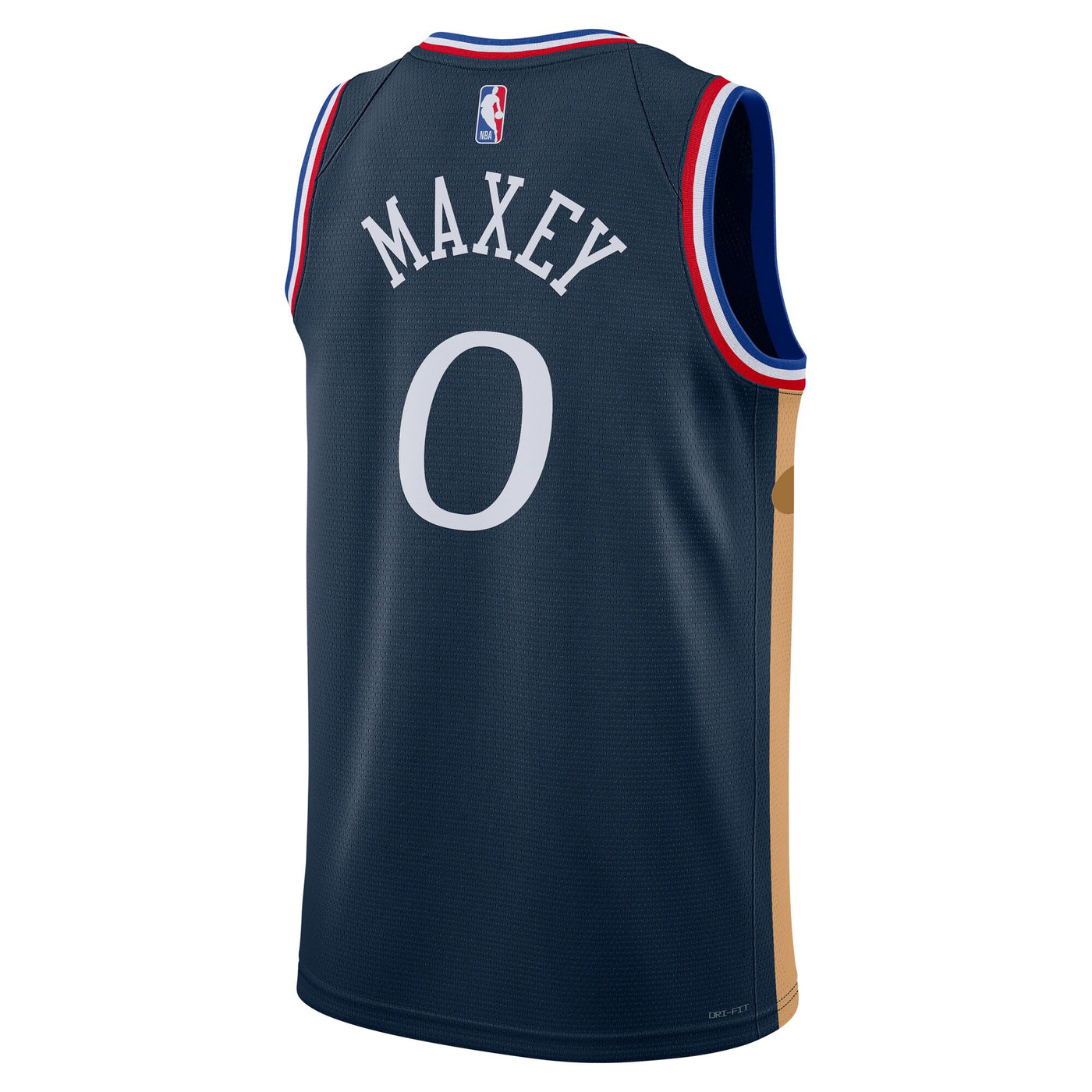Philadelphia 76ers Nike 2025/26 City Edition Swingman Jersey - Navy - Tyrese Maxey