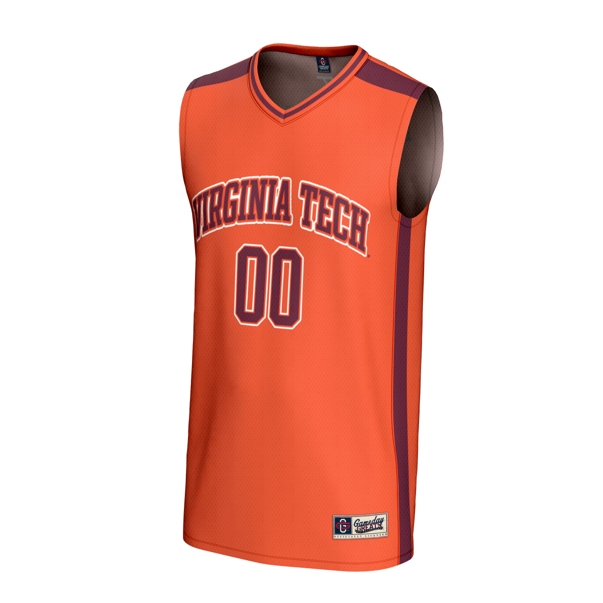 Virginia Tech Hokies GameDay Greats NIL Pick-A-Player Lightweight Basketball Fashion Jersey - Orange
