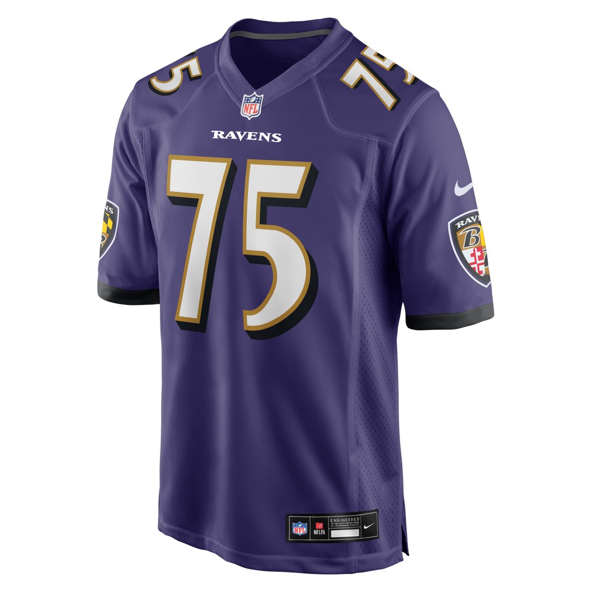Baltimore Ravens Jonathan Ogden Purple Game Retired Player Jersey