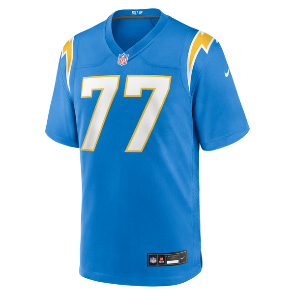 Los Angeles Chargers Travis Burke Nike Powder Blue Team Game Jersey