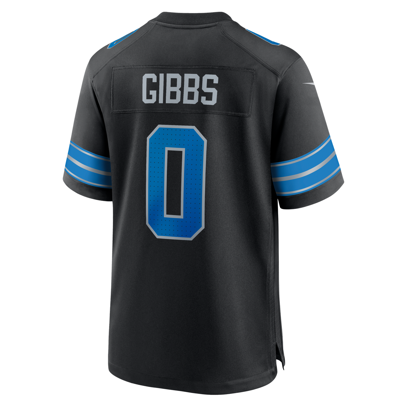Detroit Lions Jahmyr Gibbs Nike Black 2nd Alternate Game Player Jersey