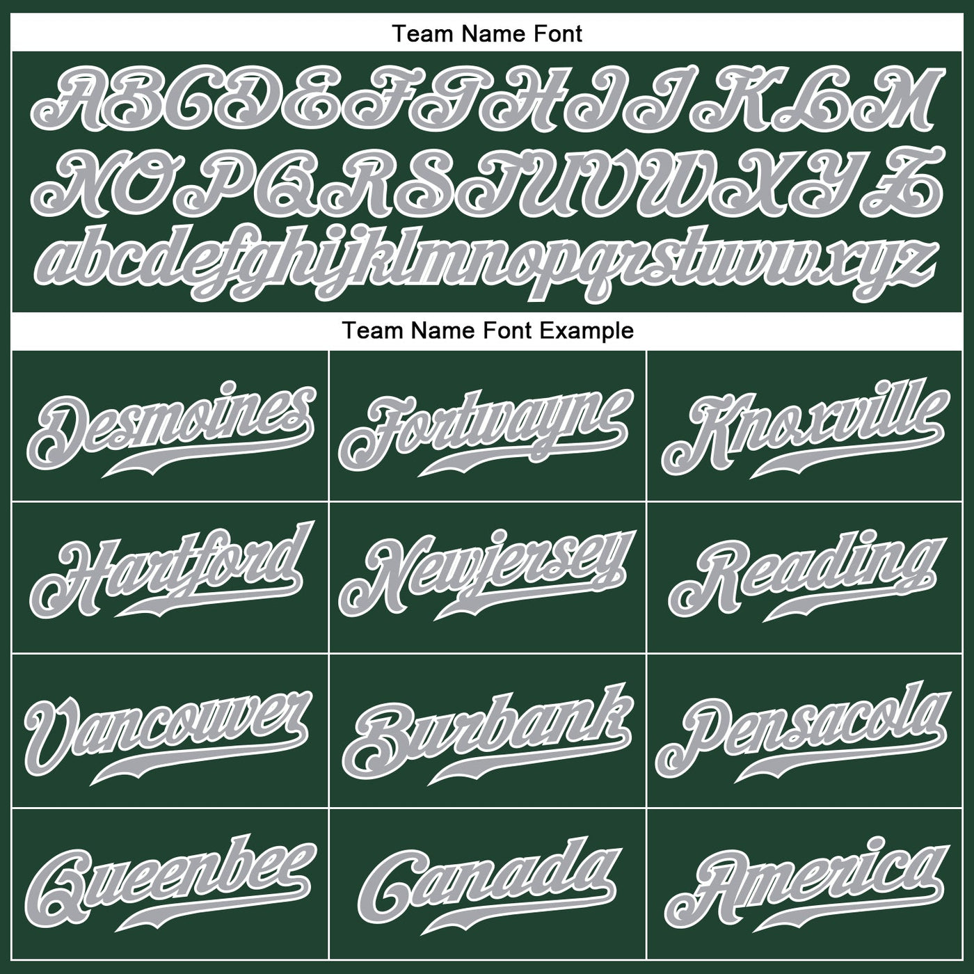 Custom Green Gray-White Authentic Baseball Jersey