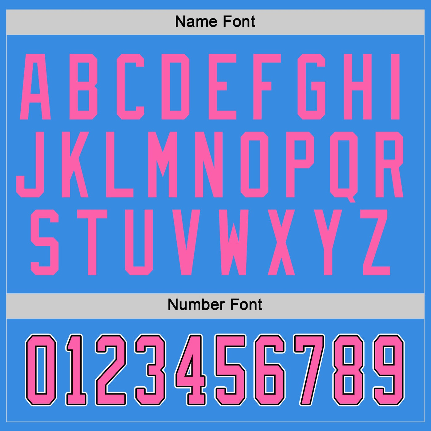 Custom Powder Blue Pink-Black Hockey Jersey