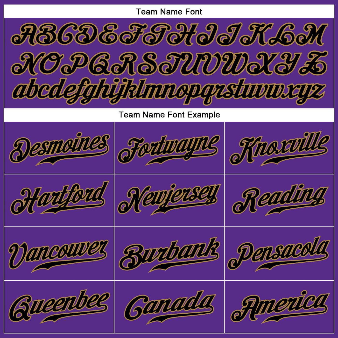 Custom Purple Black Pinstripe Black-Old Gold Authentic Baseball Jersey