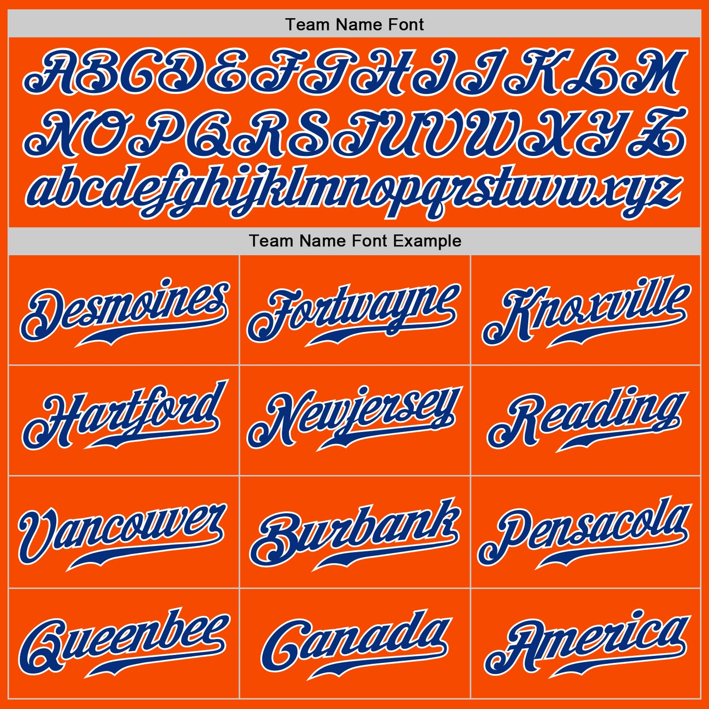 Custom Orange Royal-White Authentic Split Fashion Baseball Jersey